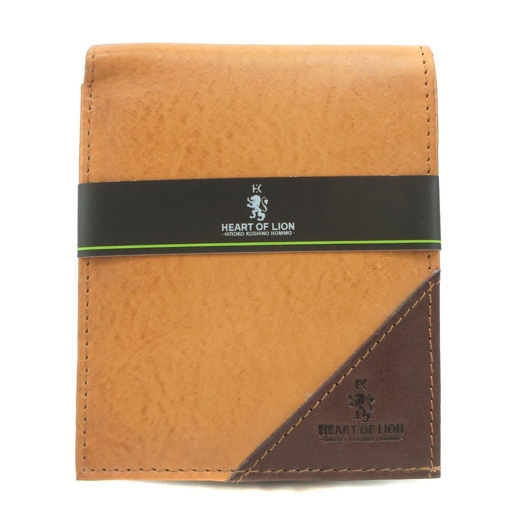 Other Hiroko Koshino Leather Bifold Wallet Camel Leather Short Wallet